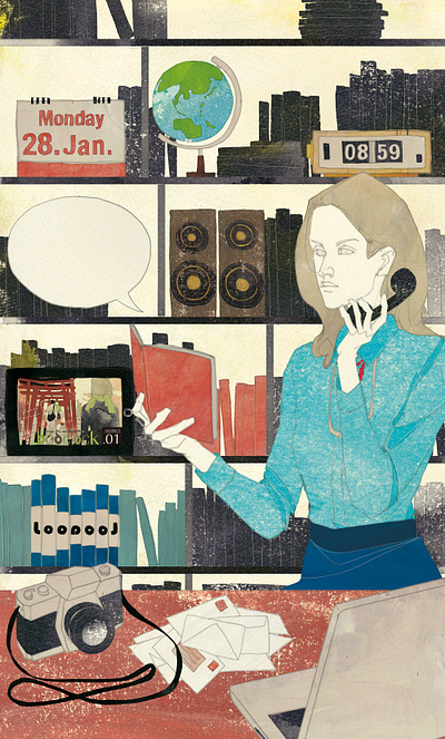 120301 foneClay m illustration woman