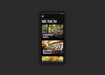 Daily UI Challenge #1 Best Places do drink a beer beer brazil brunosaid daily ui framer germany interactive munich ui design