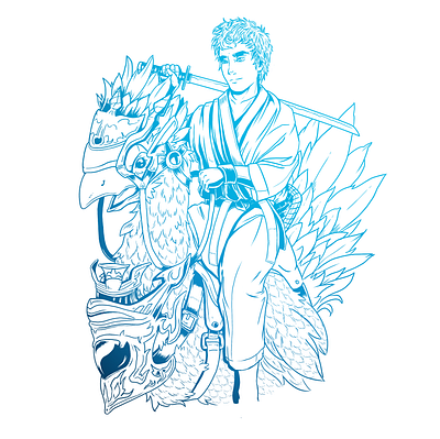 Chocobo characterdesign digital art digital painting final fantasy illustration illustration art illustrations streamer videogames