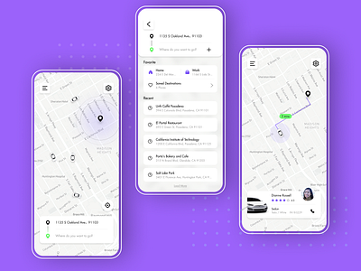 UI - Cab-booking App cab booking app figma interface iphone x mobile ui taxi app taxi booking ui ui design uiux