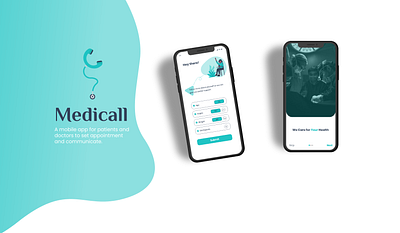 Medicall mobile app UI/UX app design branding design illustration interaction design mobile design mobile interaction ui ux
