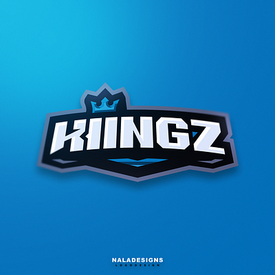 Kiingz Logo branding design esports gaming icon illustration logo mascot typography vector