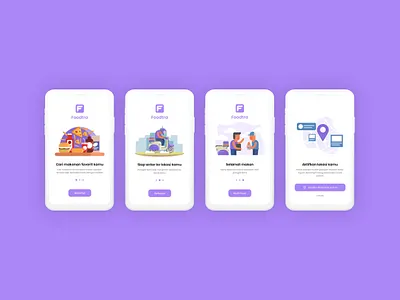 Foodtra Onboarding UI