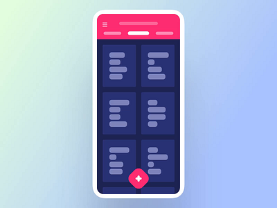 Interaction #31. The Double Menu android animation app burger chart infographic interaction ios menu mobile navigation physical piechart scroll slider tabs ui ux