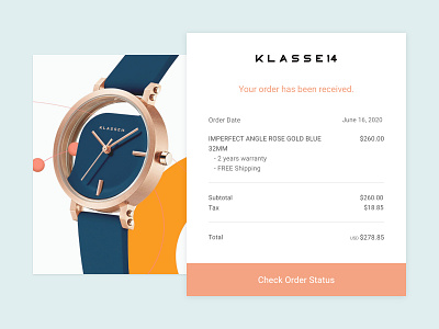 Email Receipt daily ui dailyui design ecommerce email receipt ui ui challenge web design