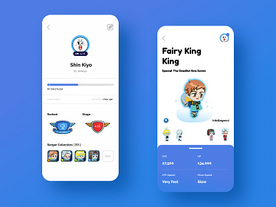 Line Rangers app app design dailyui dashboad dashboard app design designer game game design interface line minimal mobile tracker ui ui design ui game uiux user interface ux