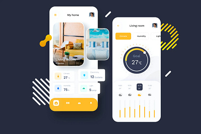 Smart Home Lifestyle Mobile UI app design mobile app design mobile design mobile ui mobile ui design ui ux design ui design ui ux uiux design ux design