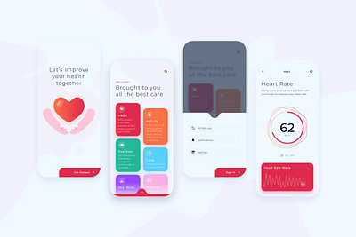 Health Home Basic UI app app design mobile app design mobile design mobile ui mobile ui design mobile uiux ui ux design ui design ui ux uiux design ux design