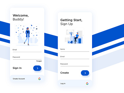 Sign Up app solution landing page ui minimal typography ui ux vector web web solution webdesign