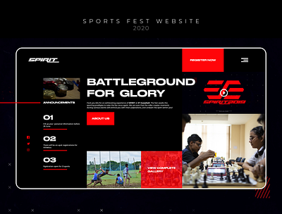 Spirit Website Redesign - PreFest v1 design flat minimal typography ui ux web website