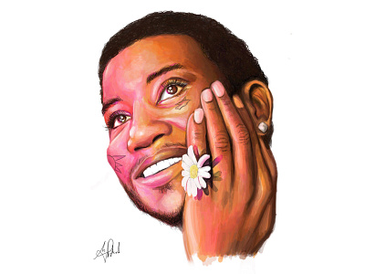 Gucci Mane Digital Drawing digital art digital illustration digital painting portrait rap rapper