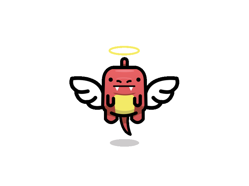 Flying Lil Dino cute dino flying flying dino lil mascot mascot design yellow brick yellow brick cad