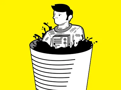 Coffee astronaut. astronaut coffee coffee cup illustration illustrator