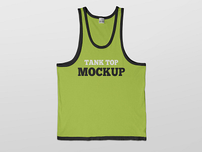 2 Free Tank Top Mockups apparel clothes clothing fabric fashion free freebie mockup mockups short tank top wear
