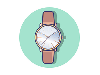 watch gradient illustration vector watch