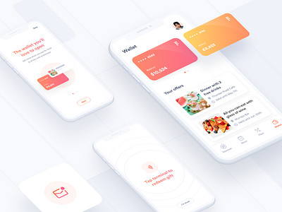Wallet app – Customer experience balance bank card banking credit card customer experience cx discount ecommerce finance finance app financial app flow gift card journey offer pay payment spending voucher wallet
