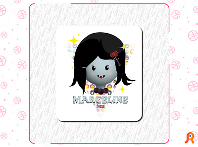 Marceline (Adventure time) adventure time design logo mosaic vector