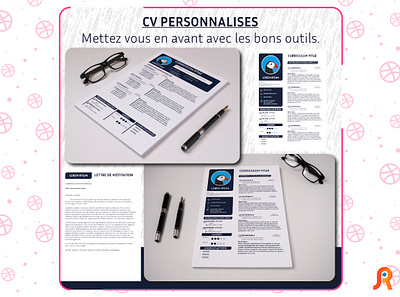 CV personnalisés curriculum vitae cv design embauche entretien travail