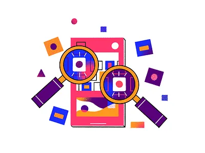 Apptuitive app appstore character download icon illustration pattern search store tech texture ui