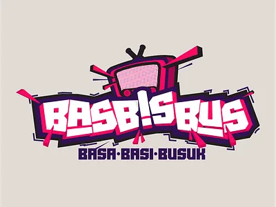 Basa Basi Busuk logo logo design podcast tittle