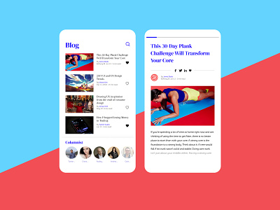 DailyUI 035 Blog Post app blog blog post bloger dailyui dailyui035 dailyuichallenge design post ui