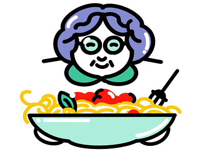 Groceries service Icon 🤶🏼 2dart brand branding digitalart digitalartist doodle dribbble graphic icon illustration illustrator italianfood italy logo photoshop procreate vector