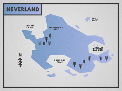 A place where we stay young forever - weekly warm-up map neverland peter pan weekly warm up