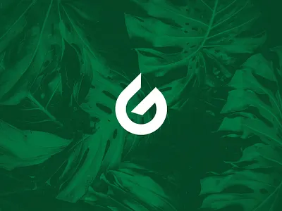 Green Fest Logo branding flat green identity lettering logo monogram typography vector