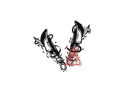 Broken Hannya Mask illustration