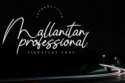 Mallanitan handwriting font andikastudio branding calligraphy classy display elegant fashion feminine handwriting invitation lettered letterhead ligature product script signature stylisth wedding