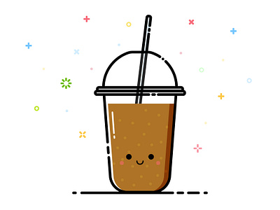 Softdrink character cute drink happy illustration mbe smile softdrink vector