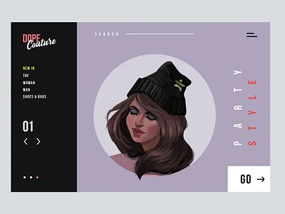 Dope Couture - Concept Illustration Design I character concept digital painting illustration portrait