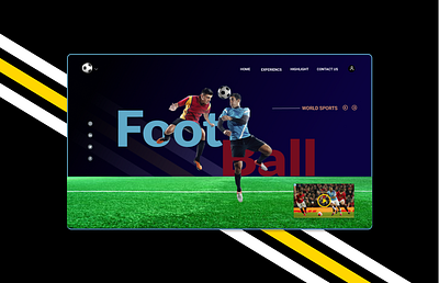 Football website concept branding design football football club footwear layoutdesign olympics photoshop sports design teamwork typography ui ux web website worldwide