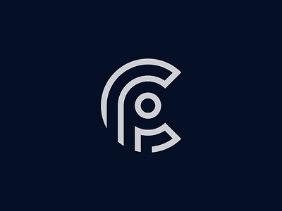 CP Monogram concept cp letter c letter p logo mark monochromatic monochrome monogram monogram letter mark monogram logo symbol