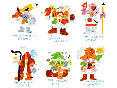 Creative Archetypes creative archetypes creative art creative career creative pep talk creative personality type dungeonsanddragons fantasy medieval podcast art warriors