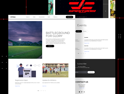 Spirit Website Redesign - PreFest v2 clean design grid minimal modular ui ux website