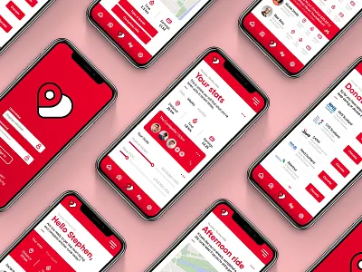 Outstride fitness app app app design application branding cycling design fitness app graphic design icon identity illustration logo scotland ui uiux ux