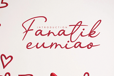 Fanatik handwriting font andikastudio branding calligraphy classy display elegant fashion feminine handwriting invitation lettered letterhead ligature product script signature stylisth wedding