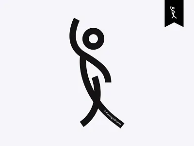 Dance logo - Symmetry Gesture brand style guide branding dance dancer design dynamic geometry grid logo human identity logo logo design logo designer minimalist modern logo studio thick lines typography vector symbol icon mark
