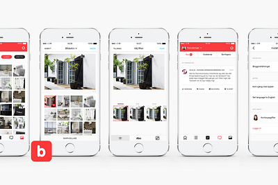 Blogg.se app app design ui ui design