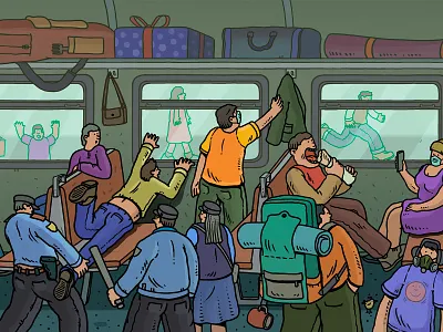 Detail charachter charachter design design flat graphic illustration photoshop story vector website