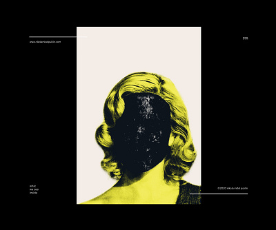 no. 255 a girl with no earring design digital digitalart minimal pattern poster poster a day posterdesign postereveryday texture typography