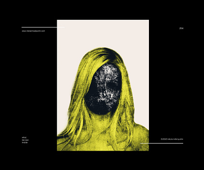 no. 254 a girl with no earring design digital digital art digitalart graphic graphic design minimal pattern photoshop poster poster a day posterdesign postereveryday texture