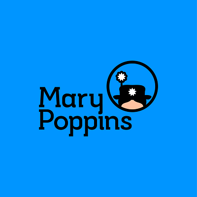 Disney Logo Redesign n°4 - MARY POPPINS art design disney icon illustrator logo logotype mary poppins minimal vector