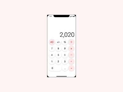 Daily UI Challenge 004 | Calculator dailyui design ui ux