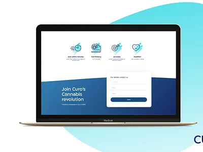 CURO ui ux webdesign website