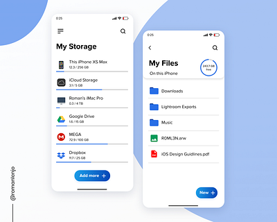 Filezzy - A file manager app figma ui ui design ui designer ui uix uiux ux ux design web design xd