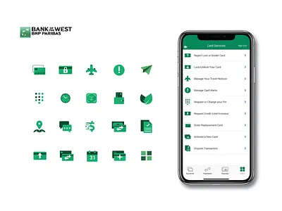 Bank of The West Iconography III app banking branding design finance icon iconography illustration ui ux