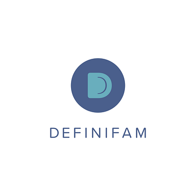 Definifam branding design logo logo design typography