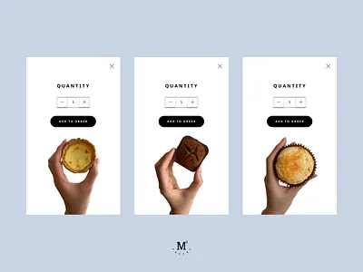 Select Quantity button design mobile ui quantity ui visual